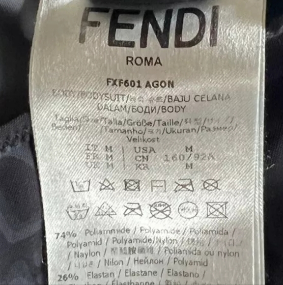 FENDI × SKIMS bodysuit jumpsuit - Picture 8 of 14